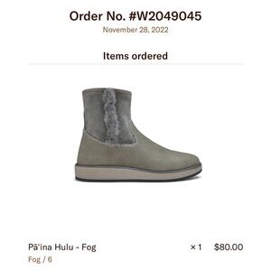 Olukai boots, women’s size 6